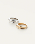 JENNY BIRD (SIZE 8) TWO-TONE LENNON RING SET