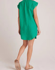 BELLA DAHL CAP SLEEVE HENLEY DRESS