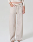CITIZENS OF HUMANITY BRYNN DRAWSTRING LINEN TROUSER