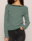 Z SUPPLY ARLET STRIPE THERMAL TOP