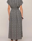 Z SUPPLY SANNA IRIS FLORAL MIDI DRESS
