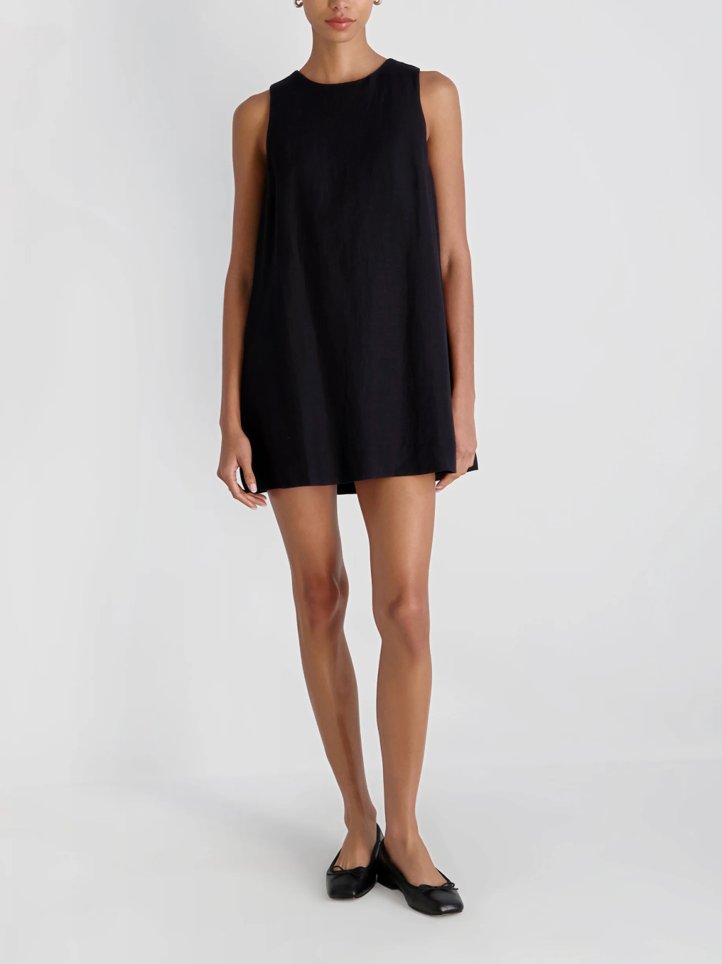 FRENCH CONNECTION COOPER LINEN SLEEVELESS MINI DRESS – Indigo