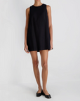 FRENCH CONNECTION COOPER LINEN SLEEVELESS MINI DRESS