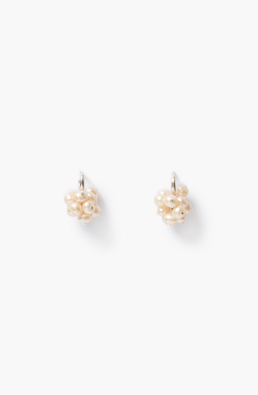 CHAN LUU MINI CLUSTER HOOP EARRINGS