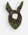 MAISON LECOMTE FLAMENT SECRET GARDEN WOOL + SILK SCARF