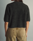 MIOU MUSE FLUFFY CROPPED SWEATER