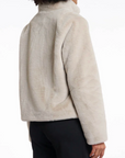 RINO & PELLE VIE SINGLE BREASTED FAUX FUR JACKET