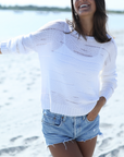 WOODEN SHIPS SHAWN TOP COTTON