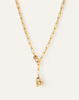 JENNY BIRD PUFFY HEART NECKLACE GOLD