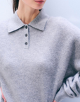 WHITE & WARREN CASHMERE THERMAL POLO