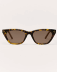 Z SUPPLY MIDNITE SUNGLASSES - BROWN TORTOISE/BROWN