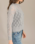 ALASHAN CASHMERE OPHELIA OPEN STITCH CREW