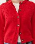 MARINE LAYER EVERLY CABLE KNIT CARDIGAN