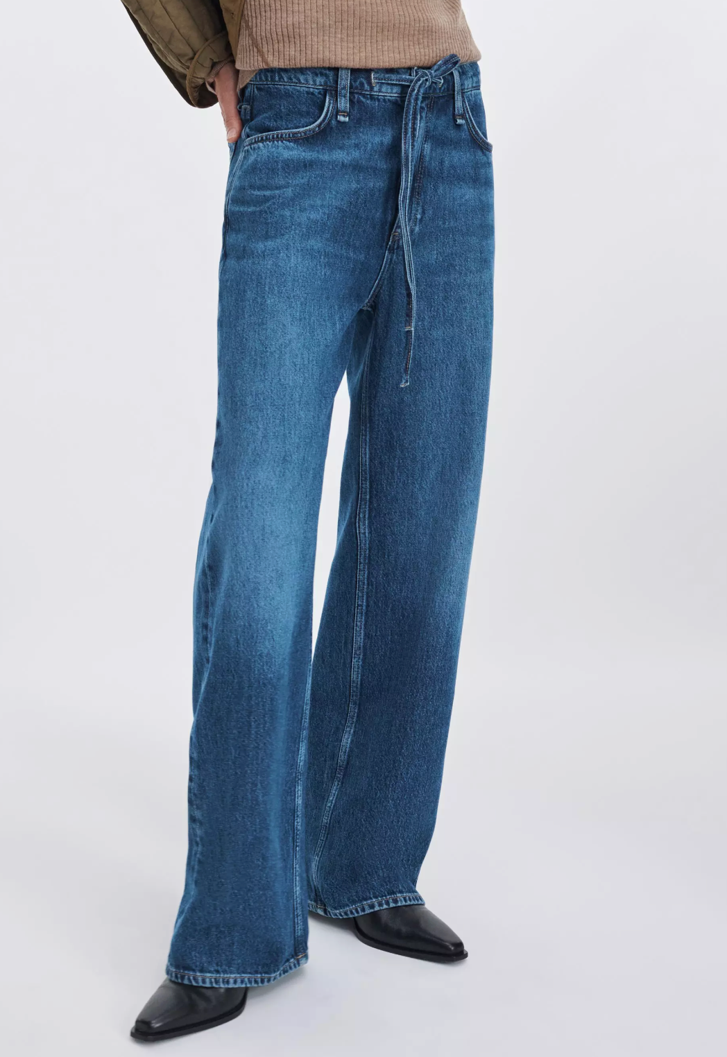 RAG &amp; BONE PHOEBE DRAWSTRING WIDE-LEG JEAN
