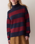 MARINE LAYER MID GAUGE RUGBY ROLLNECK