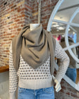WHITE & WARREN CASHMERE TRIANGLE SCARF