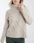 ALASHAN CASHMERE MERINO MODERN CABLE PULLOVER