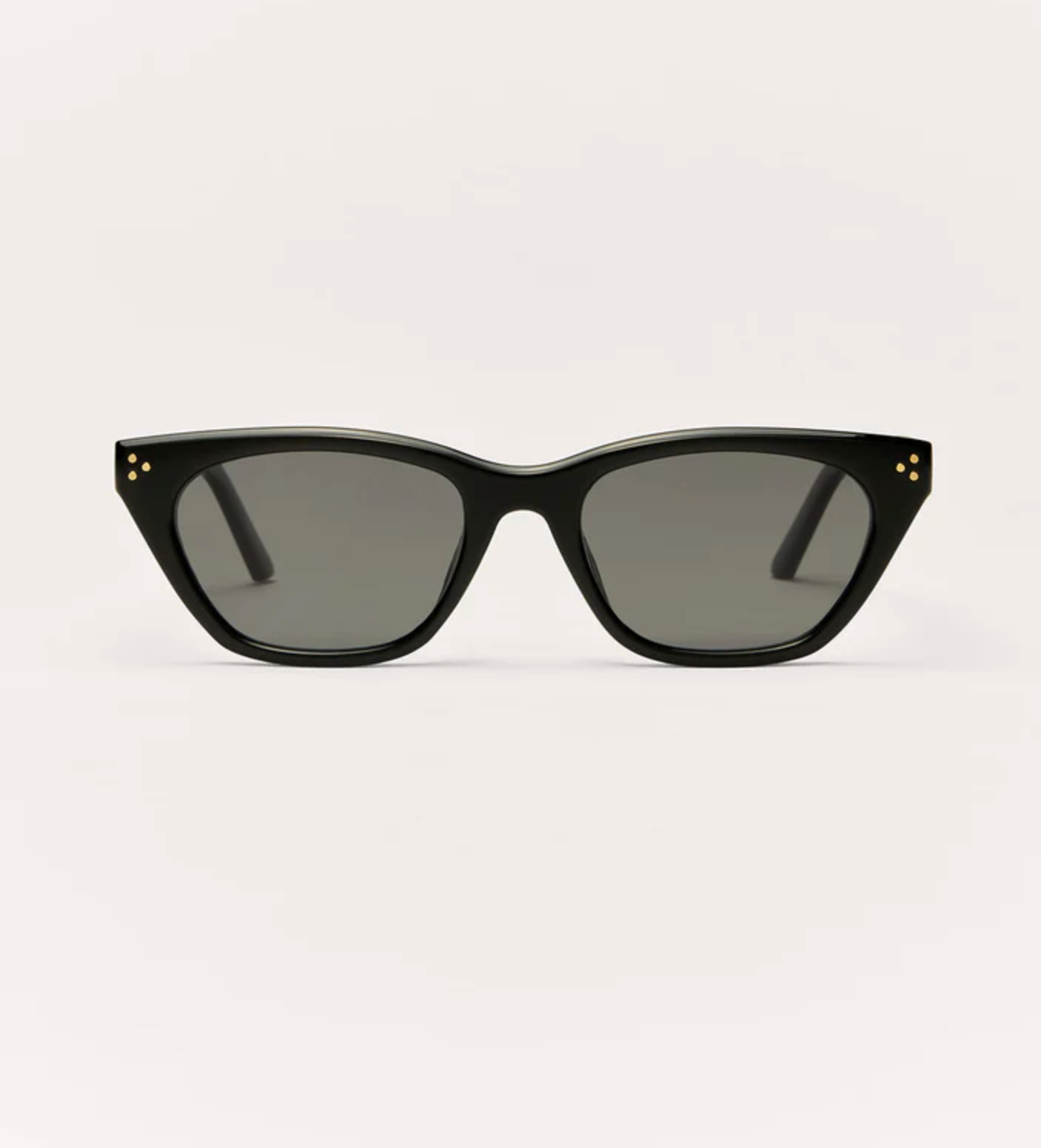 Z SUPPLY MIDNITE SUNGLASSES - POLISHED BLACK/GREY