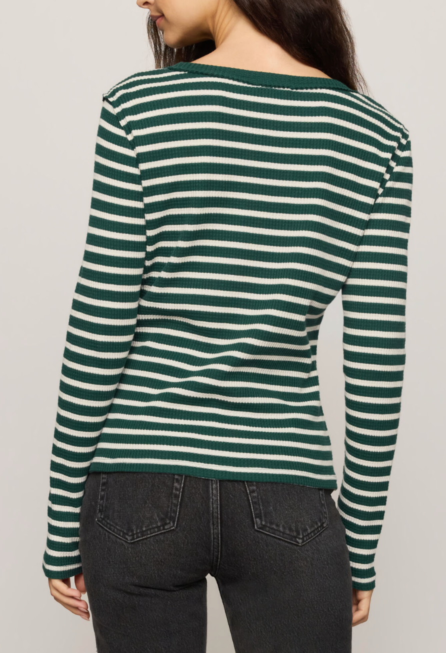 Z SUPPLY ARLET STRIPE THERMAL TOP