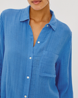 RAILS ELLIS GAUZE BUTTON DOWN