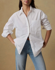 FAHERTY COASTAL POPLIN RELAXED SHIRT