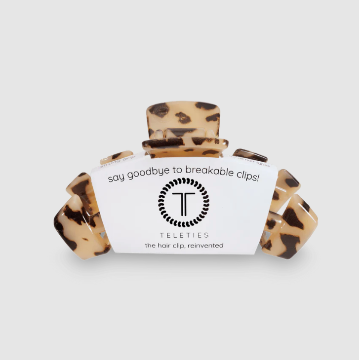 TELETIES CLASSIC MEDIUM CLAW CLIP - BLONDE TORTOISE