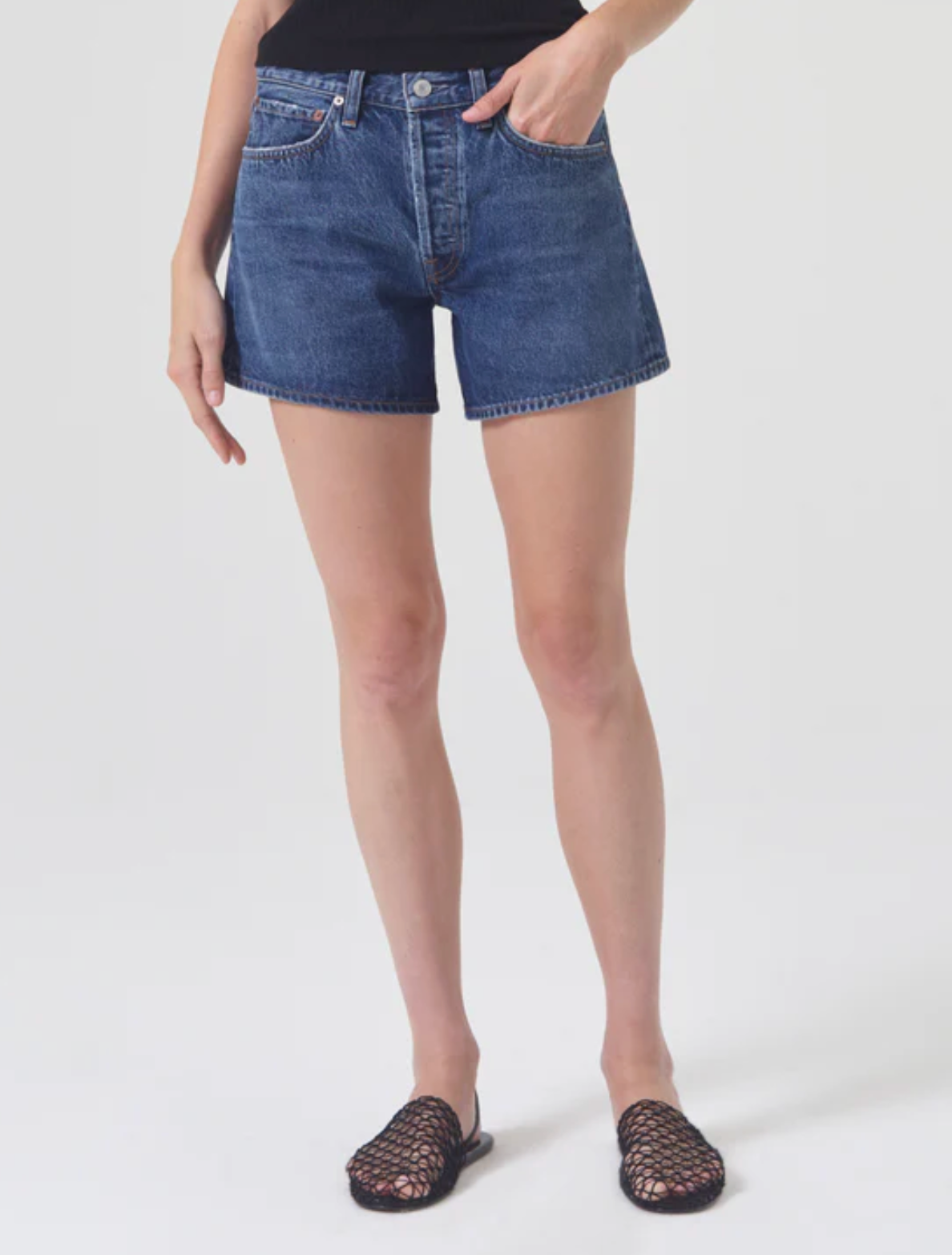 AGOLDE PARKER LONG VINTAGE SHORT