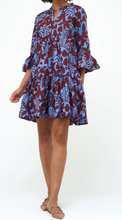 Load image into Gallery viewer, OLIPHANT BELL SLEEVE TIERED DRESS

