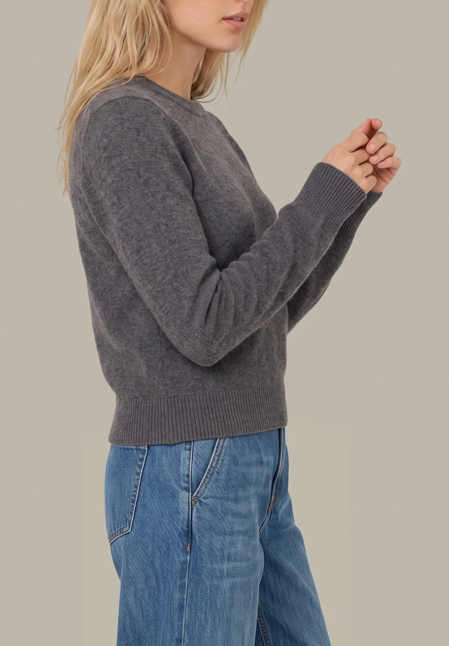 525 AMERICA EMERSON LONG SLEEVE CASHMERE CREW PULLOVER