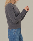 525 AMERICA EMERSON LONG SLEEVE CASHMERE CREW PULLOVER
