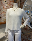 WOODEN SHIPS SHIRT TAIL CHUNKY V COTTON