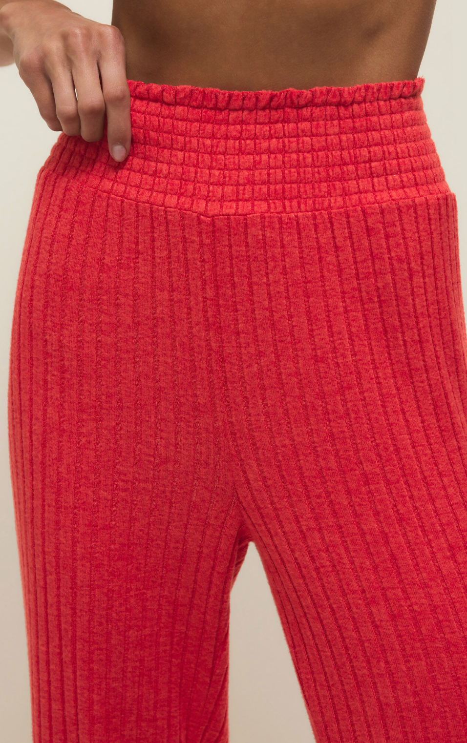 Z SUPPLY DAWN SMOCKED RIB PANT