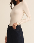 Z SUPPLY SECOND SKIN CREW LS