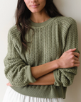 MARINE LAYER MINA POINTELLE SWEATER