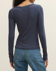 Z SUPPLY RENAE RIB L/S TOP