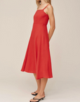 BELLA DAHL APRON MIDI DRESS