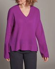 ALASHAN CASHMERE DEVIN HI LOW V NECK