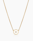 THATCH PETITE WHITE ENAMEL NECKLACE