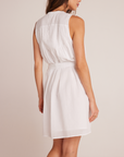 BELLA DAHL SLEEVELESS PINTUCK SHIRT DRESS