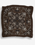 MAISON LECOMTE FLAMENT WOOL & CASHMERE BANDANA SCARF