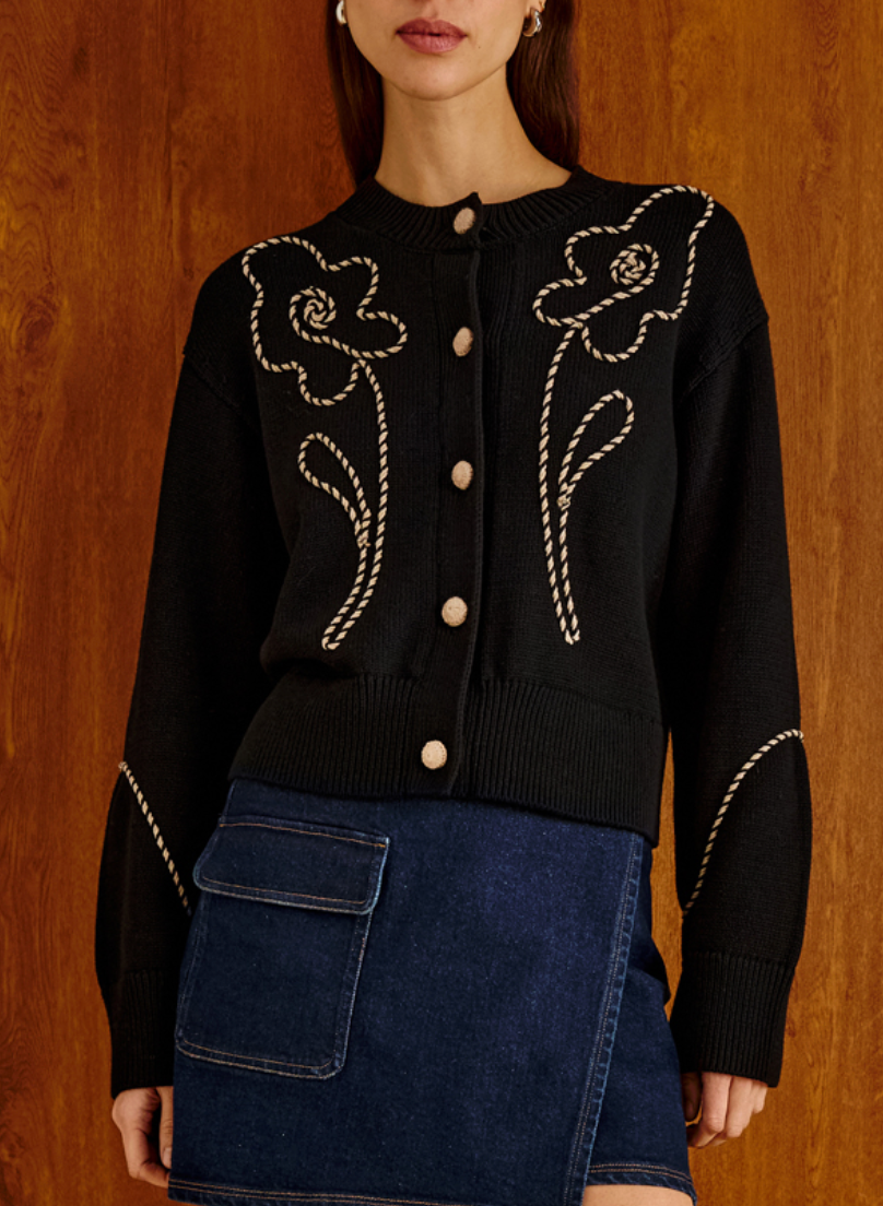 RAILS SIBYL BUTTON SWEATER