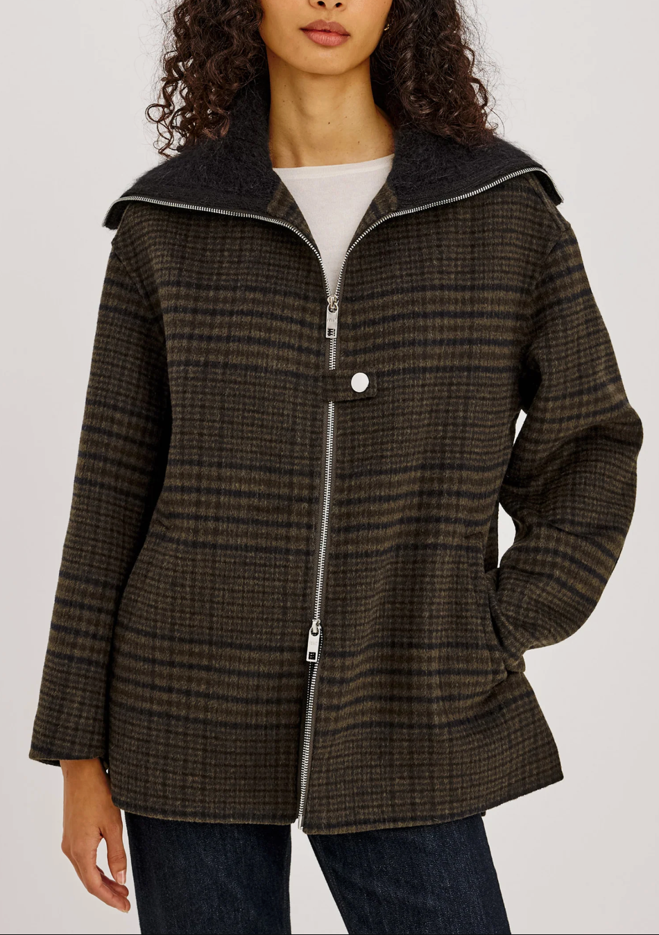 RAILS SILVES JACKET
