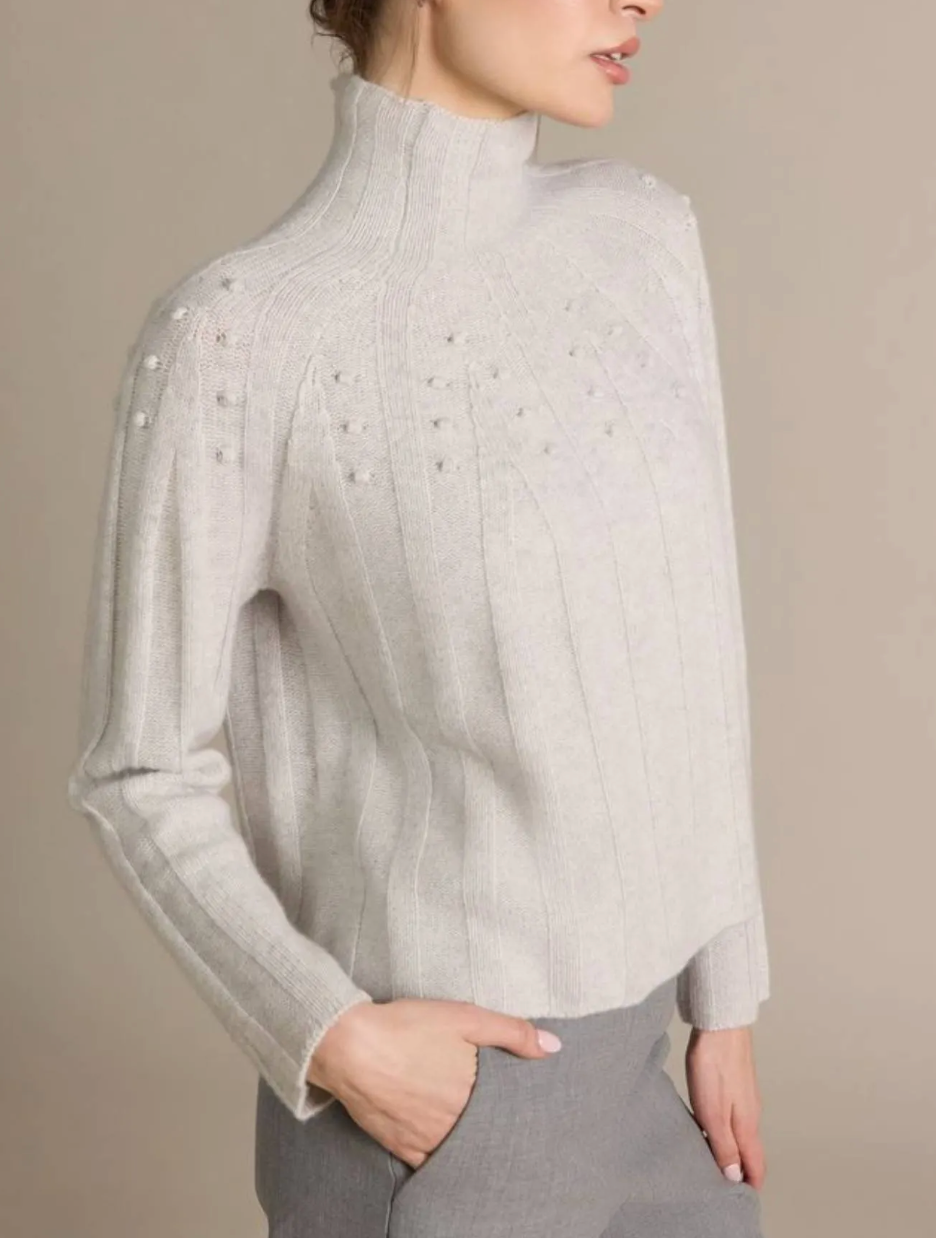 ALASHAN 100% CASHMERE GIA STARBURST FUNNEL NECK
