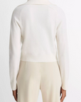 VINCE BUTTON UP POLO CARDIGAN