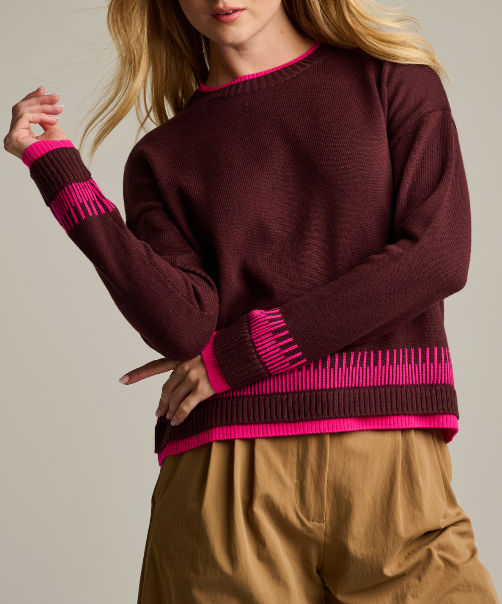 LISA TODD POINT TAKEN SWEATER