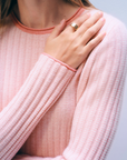 WHITE + WARREN CASHMERE TEXTURED CREWNECK