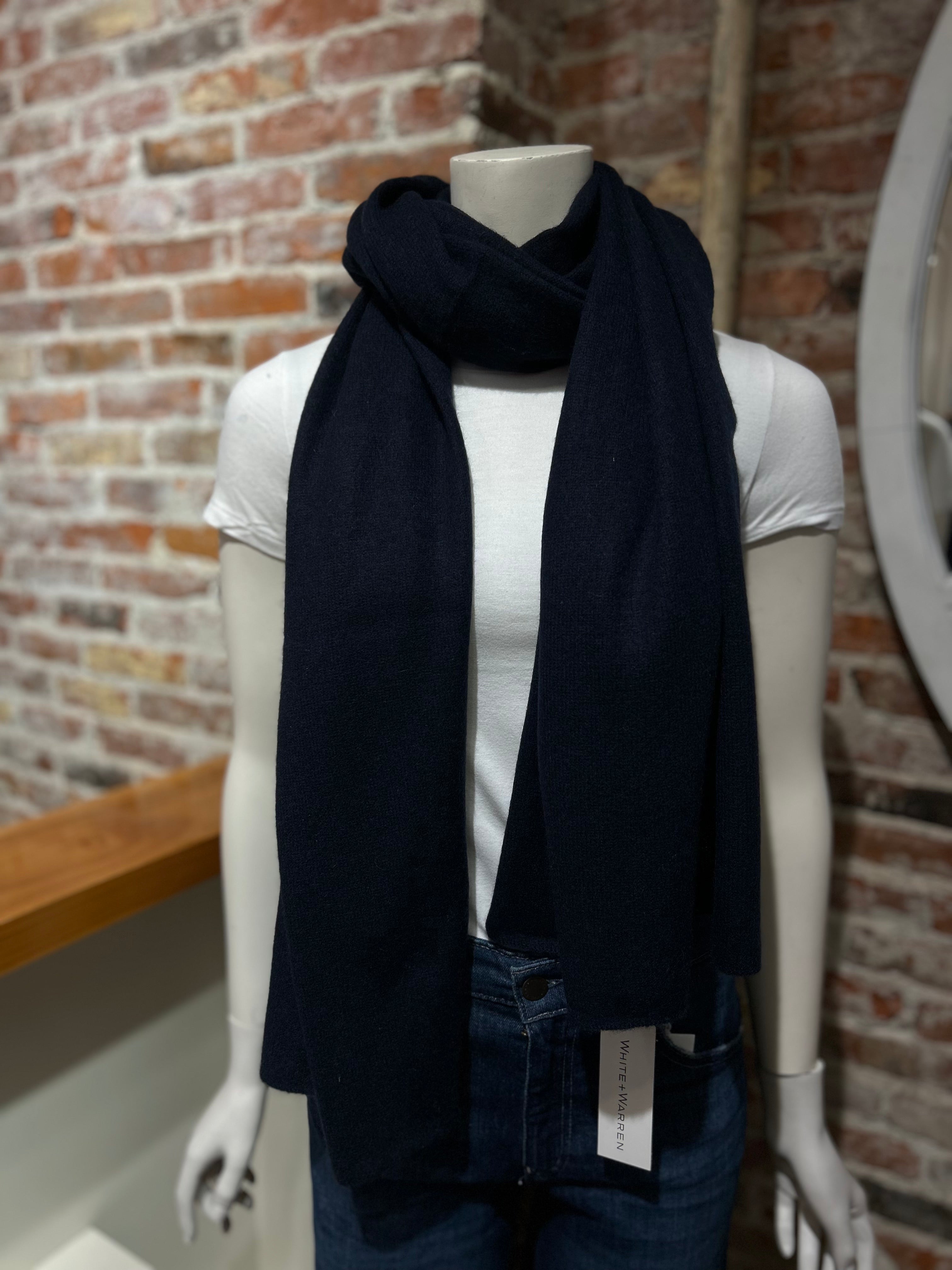 WHITE + WARREN CASHMERE SCARF