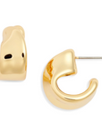 JENNY BIRD GOLD AURELIA HOOPS SMALL