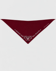 MAISON LECOMTE FLAMENT TRIANGLE MERINOS BANDANA
