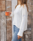 WOODEN SHIPS TOPSTITCH CREW CHUNKY